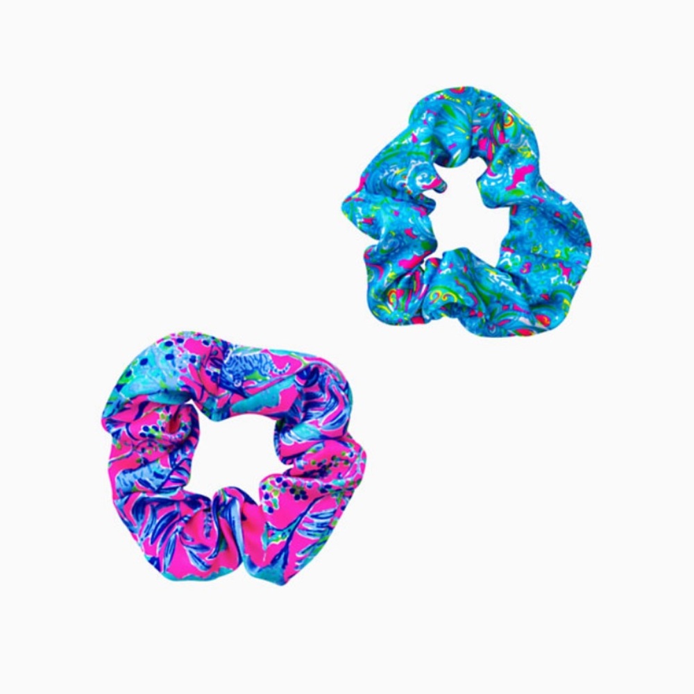 🌺Last One!🌺 NWT Lilly Pulitzer Scrunchie Set of 2